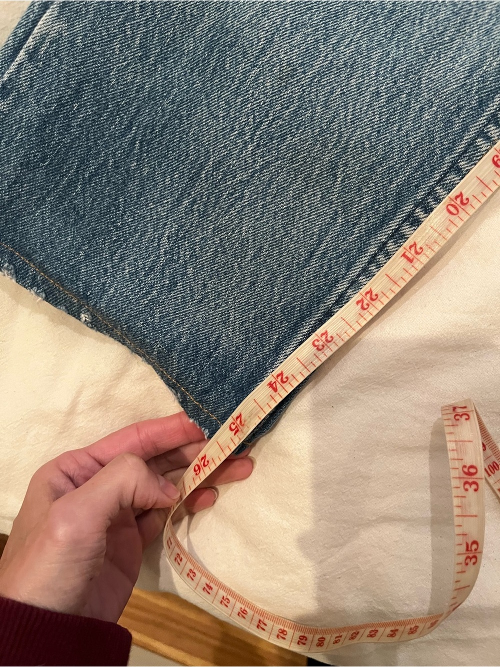 Vintage 701 501 Levi's Light Blue Wide-Leg Jeans USA - Picture 11 of 11